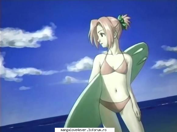 Sakura - se pare ca si Sakura se duce la plaja - Naruto