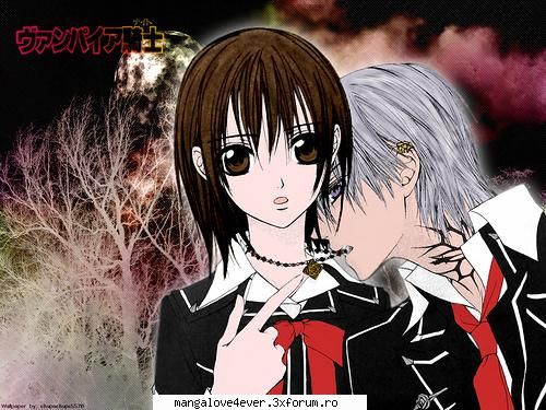 pozeeee :X - cel mai recent anime urmarit de mine-e super insa - Vampire Knight